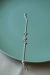 Pulseira 3 Borboletas Prata