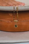Pulseira Correntaria Retangular Berloque Virgínia Dourado