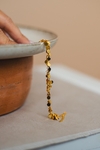 Pulseira Mini Medalhas Circulares Dourada