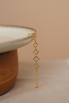 Pulseira Virgínia Vários Vazado Dourada