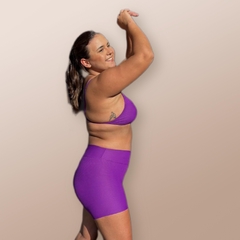 Conjunto poliamida canelado - Atrativa moda fitness