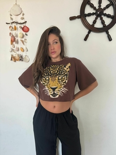 Cropped Over Onça - loja online