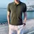 Meia manga polo camisa casual ZYGON - comprar online