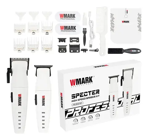 Combo Wmark Ng8632b Trimmer Clipper Profesional