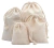 Pack 100 unds bolsa algodón 8x10 cm