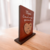 Placa personalizada con Corazón y nombres, sobre base - comprar en línea