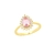 Solitário Aurora gota rosa - comprar online