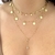 Colar Gravatinha bolinhas - Cintilante Golden