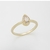 Solitário gota cravejado - comprar online