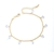 Pulseira pingentes zircônia gota - comprar online
