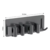 Soporte Doble Escoba con Gancho Acero Inoxidable - tienda online