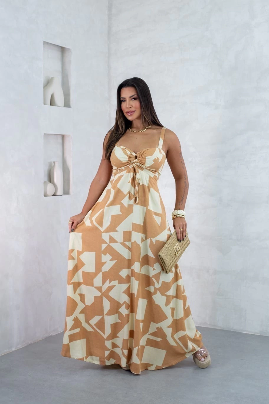 Vestido longo Jamile