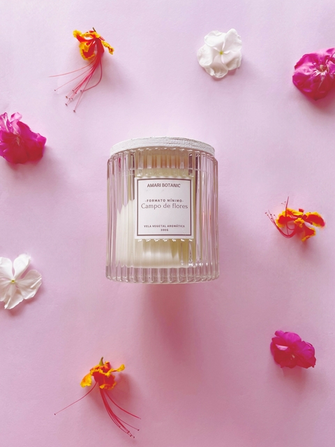 Vela Perfumada Campo de Flores - Coleção Formato Mínimo - comprar online