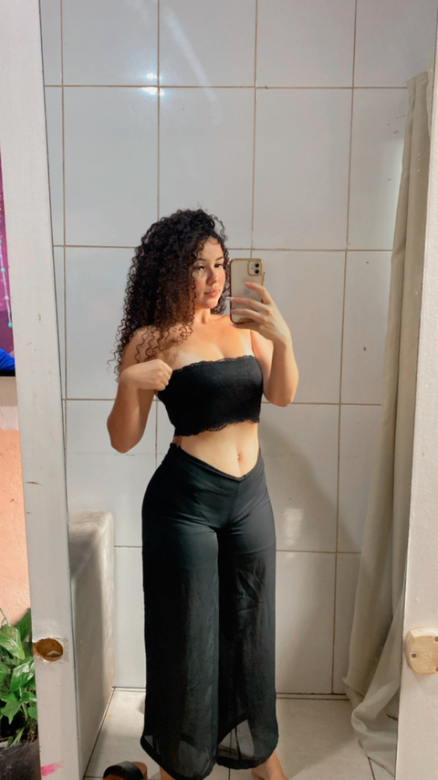 Calça preta retro