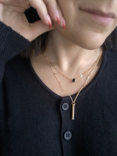 ALEACION- Collar doble péndulo - comprar online