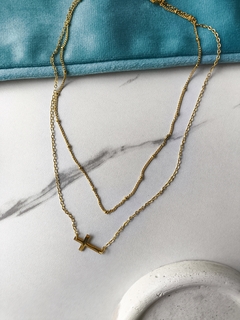 ACERO DORADO- Collar Saint en internet