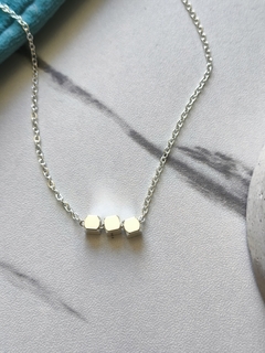 ACERO BLANCO- Collar details - Volkana Joyas