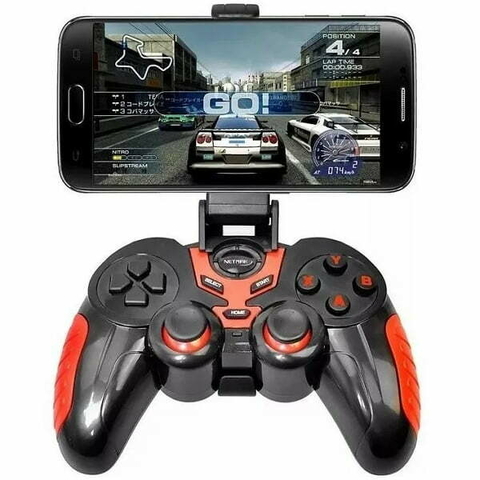 NETMAK GAMEPAD BT ANDROID,IOS,PC C/SOPORTE 7024