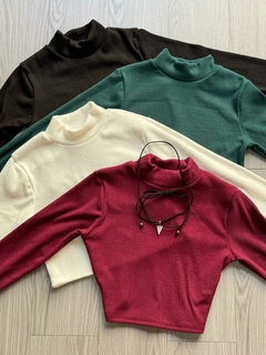 POLERA CROP LANILLA - comprar online