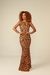 Vestido longo animal print - Morena Brazil
