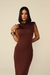 Vestido longo franzido Costa nua - Morena Brazil