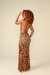 Vestido longo animal print na internet