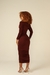 Vestido mídi franzido - comprar online
