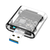 Caixa SSD portátil transparente e inovadora com conexão USB - comprar online