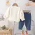 Imagem do Conjunto Infantil Feminino Florzinhas e Jeans