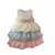 Vestido Infantil Brilhante Lacinho Colorê - comprar online