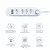 Imagem do extensao Eletrica 6 Tomadas com 1 Universal 4 USB Bilvolt