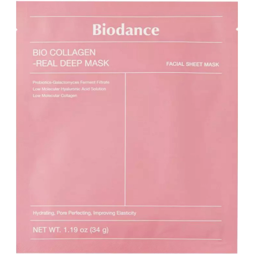 Biodance – Bio-Collagen Real Deep Mask | Máscara Facial de Colágeno | Hidrata, Firma e Nutre | Original