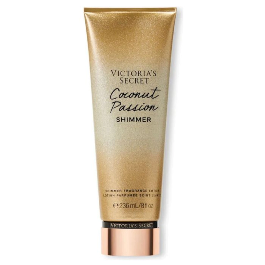 Victoria’s Secret Body Lotion Coconut Passion Shimmer | Hidratante Iluminador | Original EUA