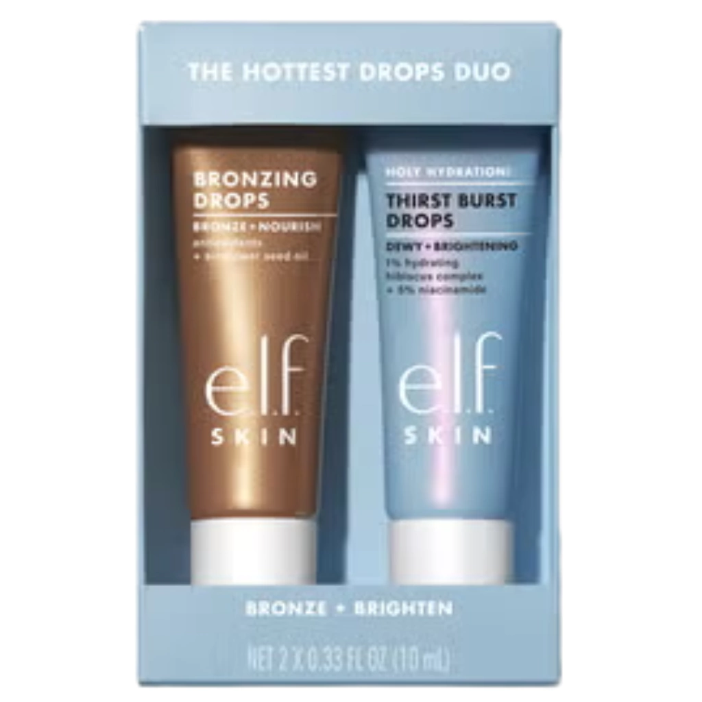 Duo The Hottest Drops Bronzing Drops & Holy Hydration! Thirst Burst E.l.f