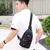 Pochete masculina à prova d&#39;água de grande capacidade, alça ajustável pa - comprar online