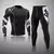 Imagem do Conjunto de roupa interior térmica masculina mma leggings de fitness base espor