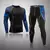 Conjunto de roupa interior térmica masculina mma leggings de fitness base espor - TriboFit