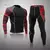 Conjunto de roupa interior térmica masculina mma leggings de fitness base espor - TriboFit