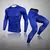 Conjunto de roupa interior térmica masculina mma leggings de fitness base espor na internet