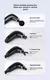 Pistola de massagem inteligente massageador elétrico martelo de massagem recarregável casa portátil martelo volta artefato massageador corporal - comprar online