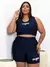 Conjunto Academia Feminino Plus Size Estampado Los Angeles NY na internet