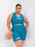 Conjunto Academia Feminino Plus Size Estampado Los Angeles NY - loja online