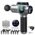 Pistola De Massagem Fáscia Profissional, Relaxamento Muscular Profundo, Alta Freqüência, Choque Elétrico, Display LCD, 99 Engrenagens, Dropshipping - loja online