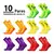 10 Pares, Meia Antiderrapante Futebol, Meia Poliamida Corrida, Meias Ciclismo Masculina, Meias Tubo Médio Estampadas TC