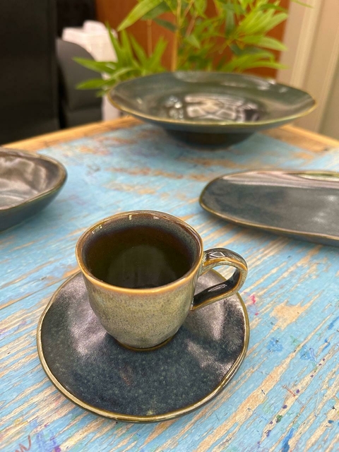 Xicara com pires para café Oceano LAVIE (6 unidades) - comprar online