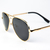 Oculos Aviador Unissex Dourado Lente Preta - Nazarat