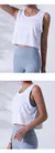 Mulheres camuflagem corrida colete de fitness colheita topo sem mangas malha yog