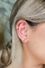 Brinco Ear Cuff Estrelas Pequenas Banhado em Ouro 18k (BR0291)