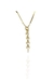 Colar Pérolas Ovaladas Fechamento Frontal Banhado em Ouro 18k (CL0131) - comprar online