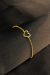 Pulseira Com Pingente De Coração Em Zircônias Coloridas Banhado em Ouro 18k (